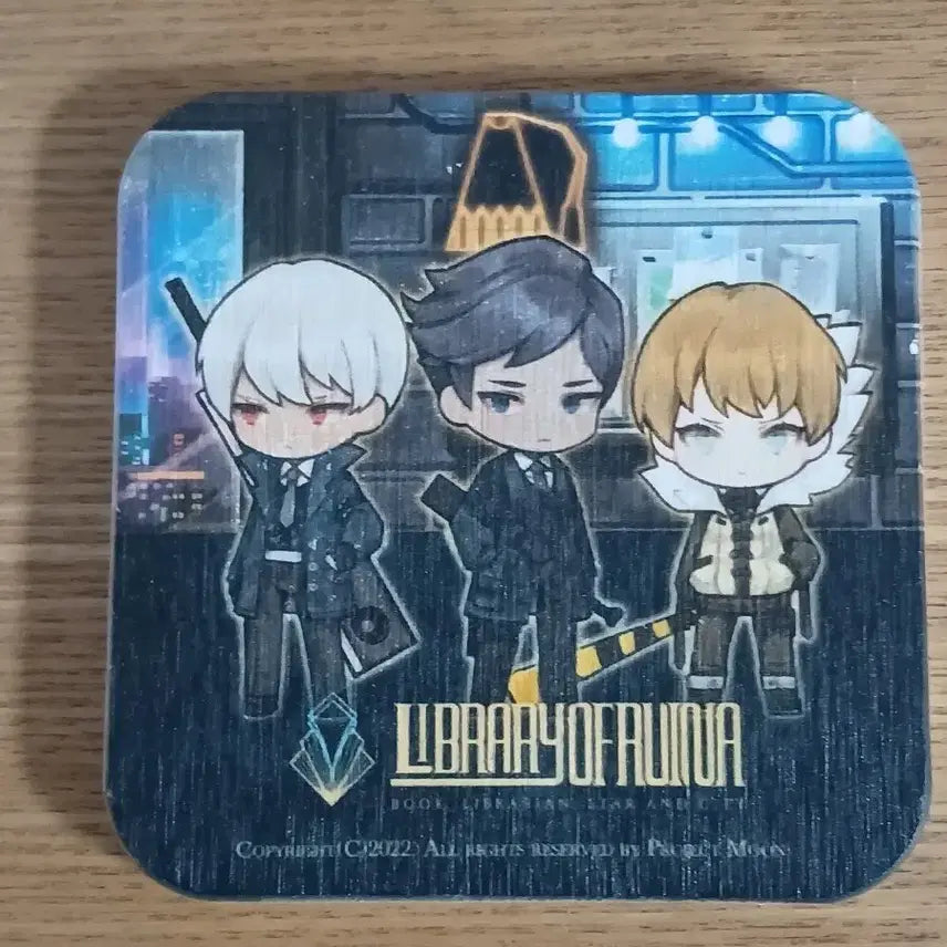 [BUNJANG] Library of Ruina HamHamPangPang Streetlight Office Coaster / 라오루 햄햄팡팡 가로등 사무소 코스터