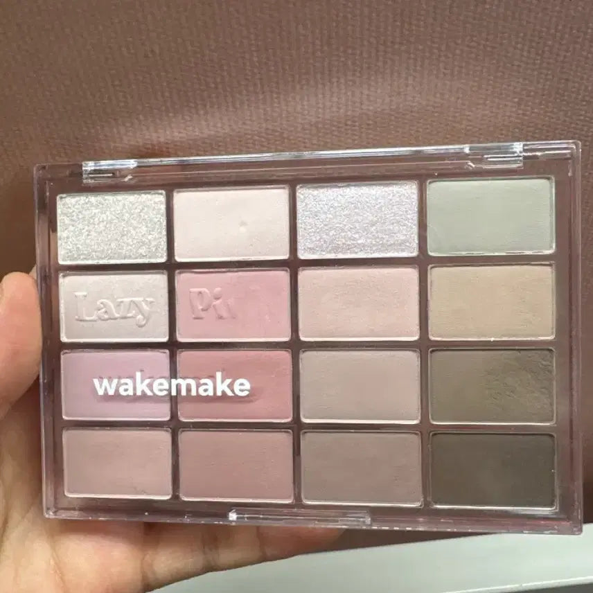[BUNJANG] WAKEMAKE Soft Blurring Eye Palette (Lazy Pink Blurring) / 웨이크메이크 아이섀도우 팔레트