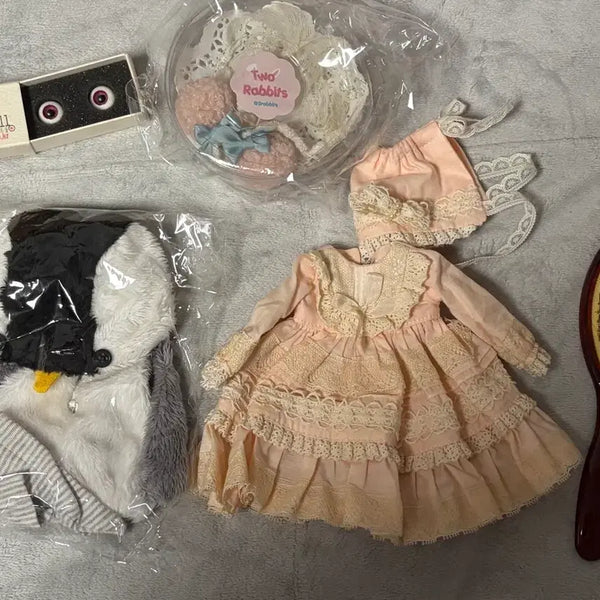 [BUNJANG] LUTS Honey Delf & Chicabi Doll Clothing and Eyes Bundle Set (Madeleine, Heidi, Old Version Retro) / *할인* 구체관절인형 구관 bjd 루츠 허니델프 마들렌 치카비 하이디 의상 안구 일괄 구버전 레트로 인덕