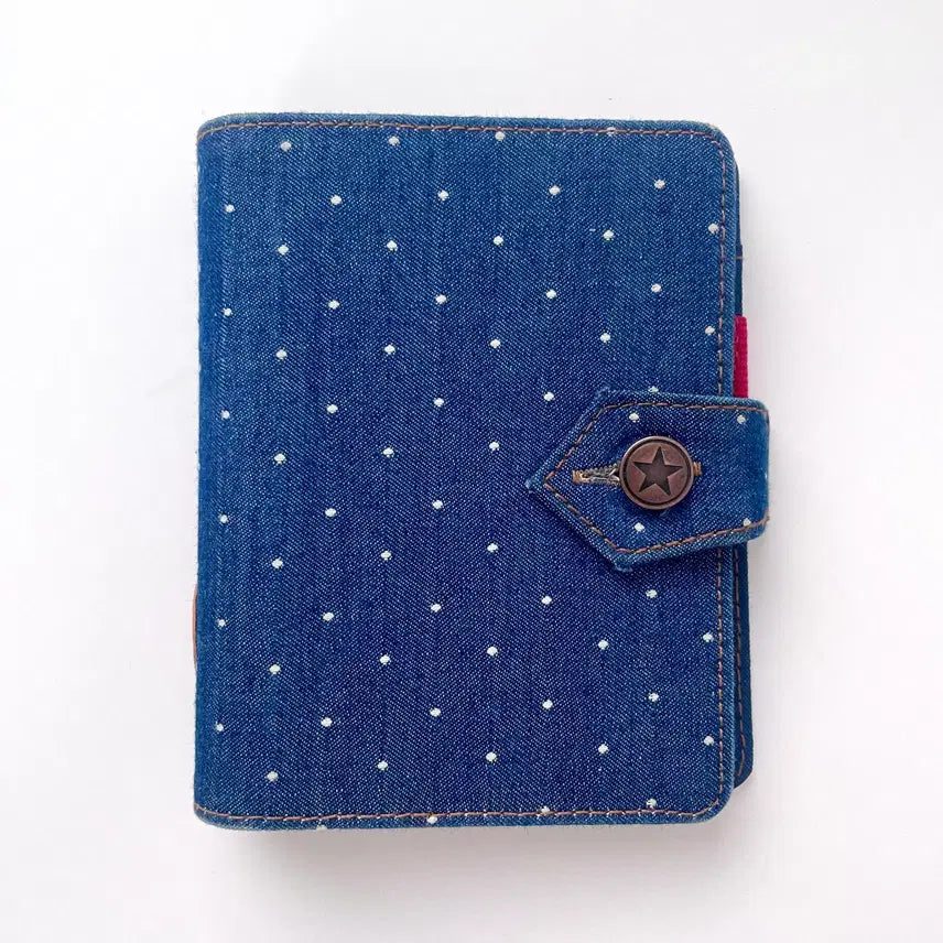 [BUNJANG] Filofax Denim Dot A7 6-Ring Pocket Diary / 파일로팩스 데님 도트 a7 다이어리 6공 포켓