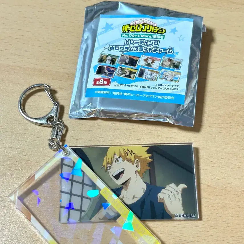 [BUNJANG] My Hero Academia Trading Hologram Slide Charm Kaminari / 히로아카 트레이딩 홀로그램 슬라이드 챰 카미나리