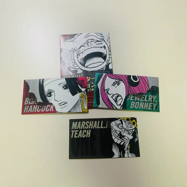 [BUNJANG] One Piece Business Card Collection Bundle (Hancock, Bonney, Teach, Buggy, Mihawk, Crocodile) / 택포) 원피스 명함 카드 일괄 (핸콕,보니,티치,버기,미호크,크로커다일)