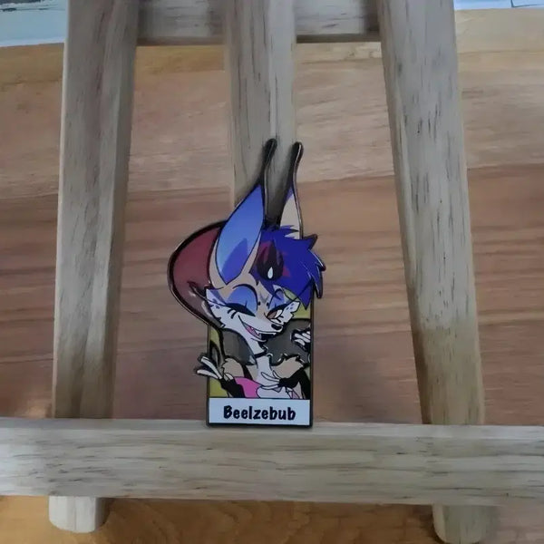 [BUNJANG] Hazbin Hotel Queen Bee Beelzebub Fan-Made Badge / 해즈빈호텔 퀸비 벨제붑 팬메이드 뱃지