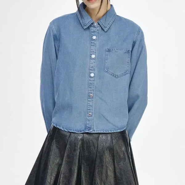 [BUNJANG] Songzio SSAW 2026 Denim Shirt / 송지오 SSAW 26년 데님셔츠