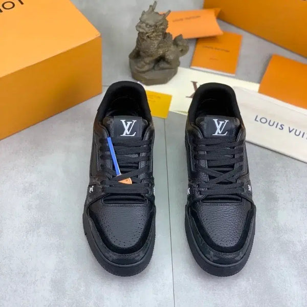 [BUNJANG] Louis Vuitton Monogram Trainer Sneakers Black Size 260 / 루이뷔통 모노그램 블랙 트레이너 스니커즈 260 사이즈 급매합니다.