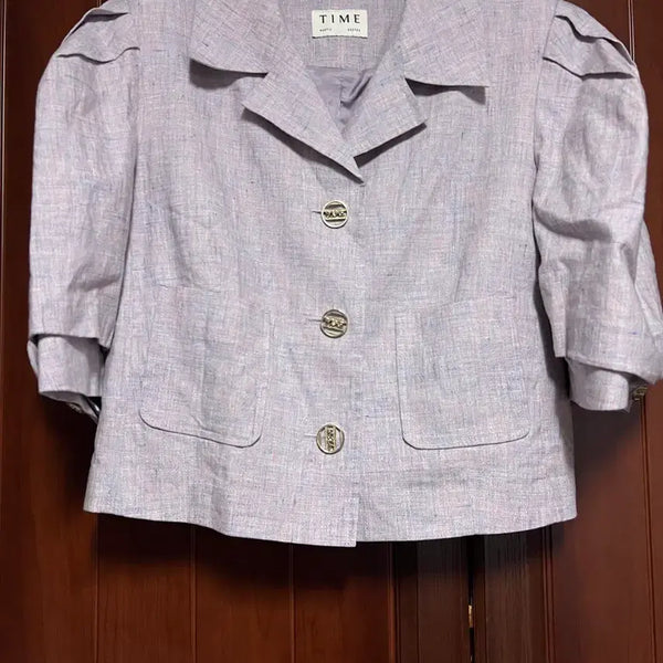 [BUNJANG] TIME 7-Button Cropped Jacket / 타임 7부 크롭 자켓