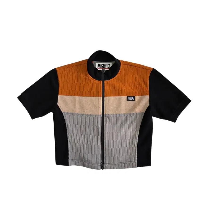[BUNJANG] Mischief Biker Two-Way Zip-Up Jersey S / Mischief 미스치프 바이커 투웨이 집업 져지