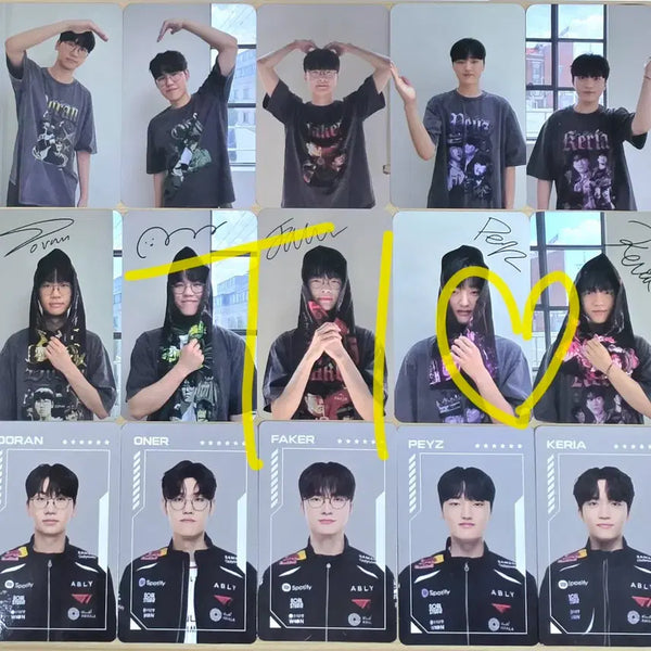 [BUNJANG] T1 Homeground Membership Exclusive Photocard Set / T1 홈그 멤버쉽.구매특전 포카set