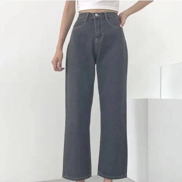 [BUNJANG] A-bly Straight Fit Denim Pants / 에이블리 일자핏 데님팬츠