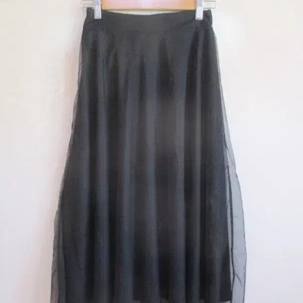 [BUNJANG] Black Mesh Long Skirt / 블랙 매쉬 / 롱 스커트 ( 새옷)  S