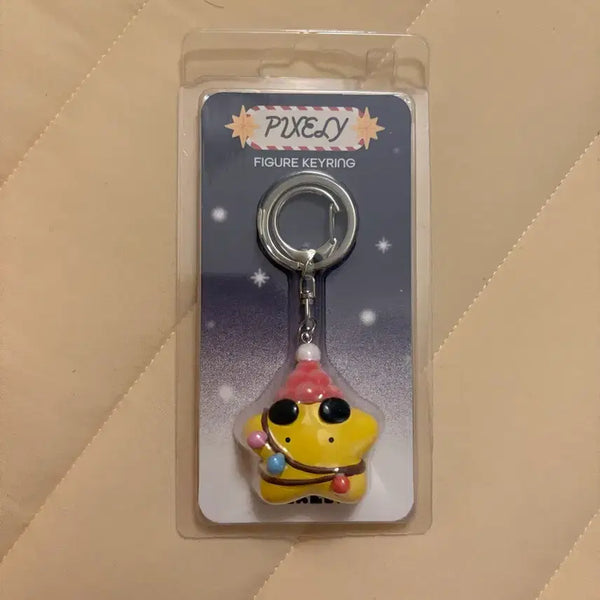 [BUNJANG] Pixel Toy Figure Keyring Gakbyul New Product / 픽셀리 피규어 키링 각별 새상품