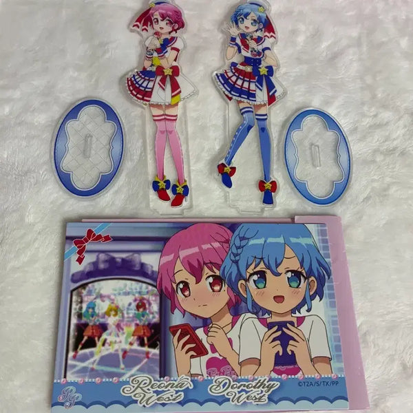 [BUNJANG] Pripara Dorothy & Leona Chinese Acrylic Stand & Postcard Bundle Set / [일괄] 프리파라 도로시 레오나 중국 아크릴 스탠드 엽서