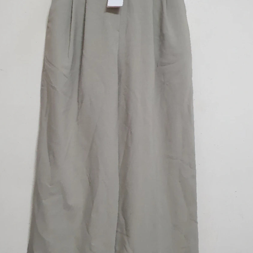[BUNJANG] Muzak Wide Pintuck Pants (L/Khaki) / 54000원짤)Muzak 와이드 핀턱 팬츠 (L/KAKHI)