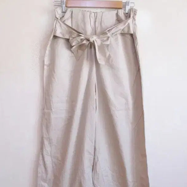 [BUNJANG] 100% Cotton Beige Long Pants (New) / 베이지 롱 팬츠 / 면100 (새옷)