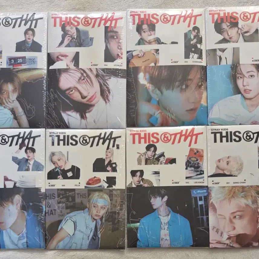 [BUNJANG] Stray Kids This & That (& VER.) Bundle Set Unsealed Album / 현믈 일괄 세트 Stray Kids  스키즈 미니앨범 [THIS & THAT] 디스앤댓  (& VER.) 개인반 미개봉 앨범