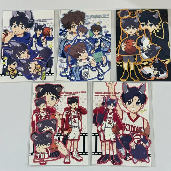 [BUNJANG] Garbage Time Ring Seul Sticker Set: Park Byeongchan, Gi Sangho, Choi Jongsu, Jeon Youngjung, Sung Junsu / 가비지타임 링님 스티커 박병찬 기상호 최종수 전영중 성준수