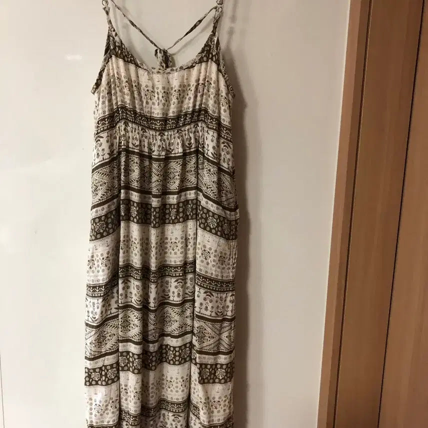 [BUNJANG] Thursday Island Bohemian Maxi Dress / 써스데이아일랜드 원피스 보헤미안 히피 나시 민소매 에스닉 휴가 슬리브리스