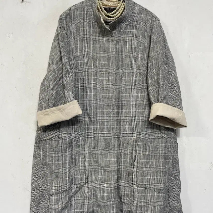 [BUNJANG] SOGO Linen Long Jacket / 특가새)N6949 SOGO 마 자켓.린넨.롱 자켓