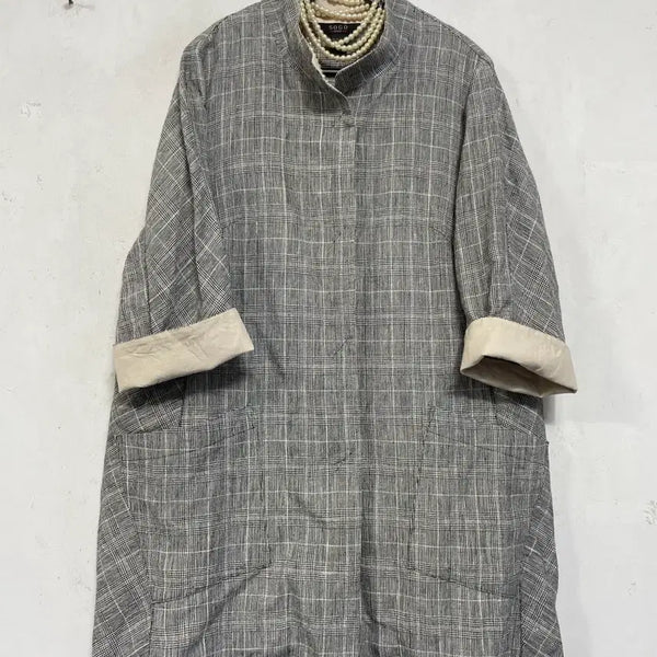 [BUNJANG] SOGO Linen Long Jacket / 특가새)N6949 SOGO 마 자켓.린넨.롱 자켓