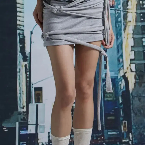 [BUNJANG] Gate Less Double Mini Skirt / 게이트리스 더블 미니 스커트 (새상품/택포)