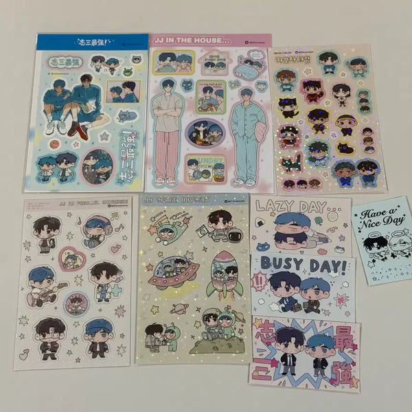 [BUNJANG] Garbage Time Ang-i Sticker Set: Junjaeng, Sungjunsu, Jinjaeyu / 가비지타임 앙이님 스티커 준쟁 성준수 진재유