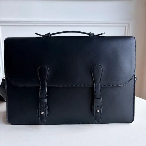 [BUNJANG] Heritage Satchel Black Briefcase / [헤리티지 사첼] 블랙 서류가방