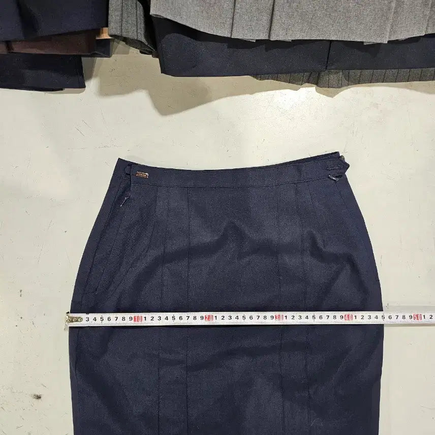 [BUNJANG] Used School Uniform Skirt Size 68 Navy Summer / 중고 교복치마 사이즈 68