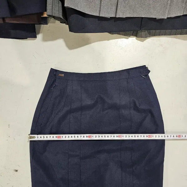 [BUNJANG] Used School Uniform Skirt Size 68 Navy Summer / 중고 교복치마 사이즈 68