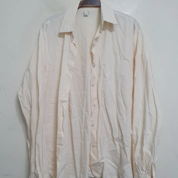 [BUNJANG] MONDAY Beige Shirt / MONDAY 베이지색 셔츠