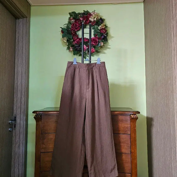 [BUNJANG] Studio Tomboy Wide-Leg Pants Brown / 스튜디오 톰보이 통바지