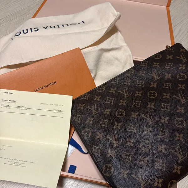 [BUNJANG] Louis Vuitton Monogram Etui Voyage Clutch Bag / 루이비통 모노그램 클러치백 풀박스 에튀보야주