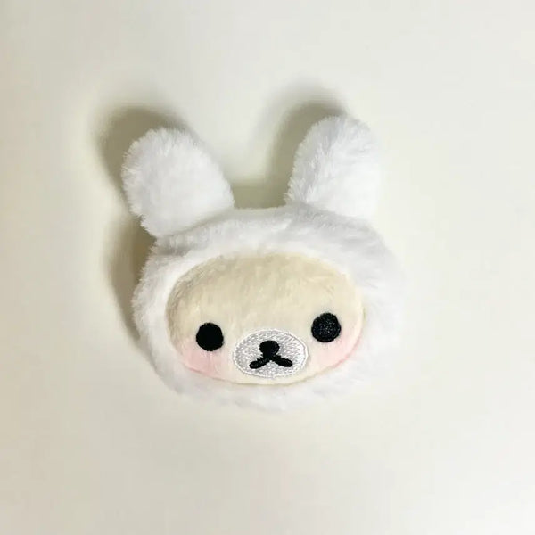 [BUNJANG] Rilakkuma White Usagi Badge / 코 리락쿠마 흰색 우사기 뱃지