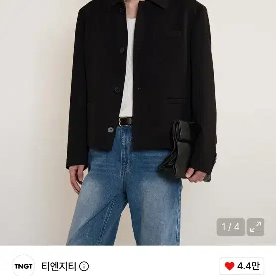 [BUNJANG] Tngt Tweed Crop Jacket / Tngt 트위드 크롭 자켓