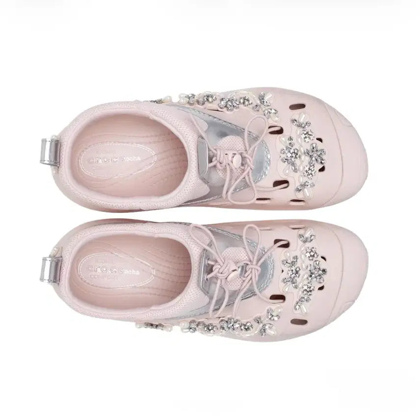 [BUNJANG] Simone Rocha x Crocs Quick Trail Low Quartz Pink (US 6) / 시몬 로샤 크록스 230 퀵 트레일 로우 쿼츠 핑크