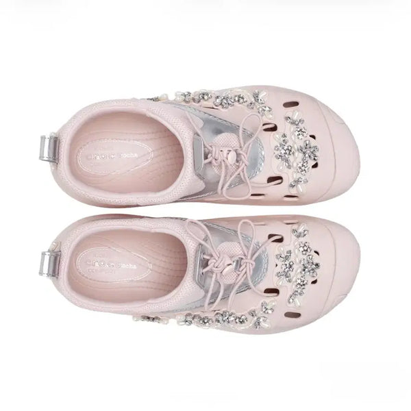 [BUNJANG] Simone Rocha x Crocs Quick Trail Low Quartz Pink (US 6) / 시몬 로샤 크록스 230 퀵 트레일 로우 쿼츠 핑크