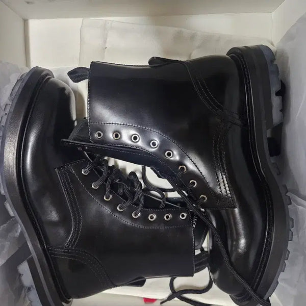 [BUNJANG] Alexander McQueen Lace-Up Combat Boots EU40 / 알렉산더 맥퀸 레이스업 컴뱃 부츠 eu40