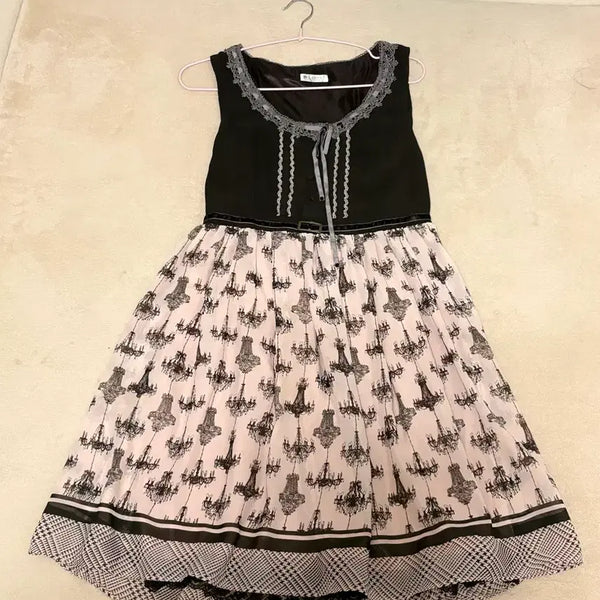 [BUNJANG] AXISFARM Patterned Midi Dress / 엑시즈팜 악시즈팜 패턴 원피스