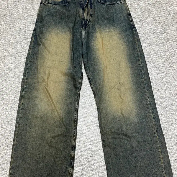 [BUNJANG] Belliè True Wide Vintage Indigo Jeans / 벨리에 트루와이드 빈티지인디고