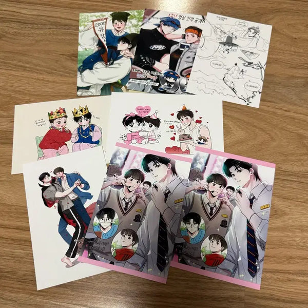 [BUNJANG] 1995 Youth Report Cheongrye Print 9-Piece Bundle Set / 1995청춘레포트 청레 프린티 9장 일괄