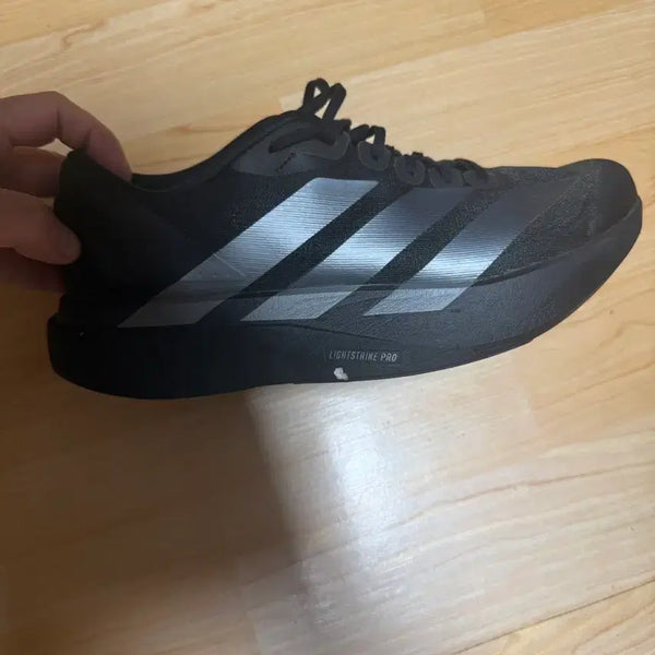 [BUNJANG] Adidas Adizero EVO SL Silver Black US 8 / 아디다스 아디제로 EVO SL 실버 블랙 260