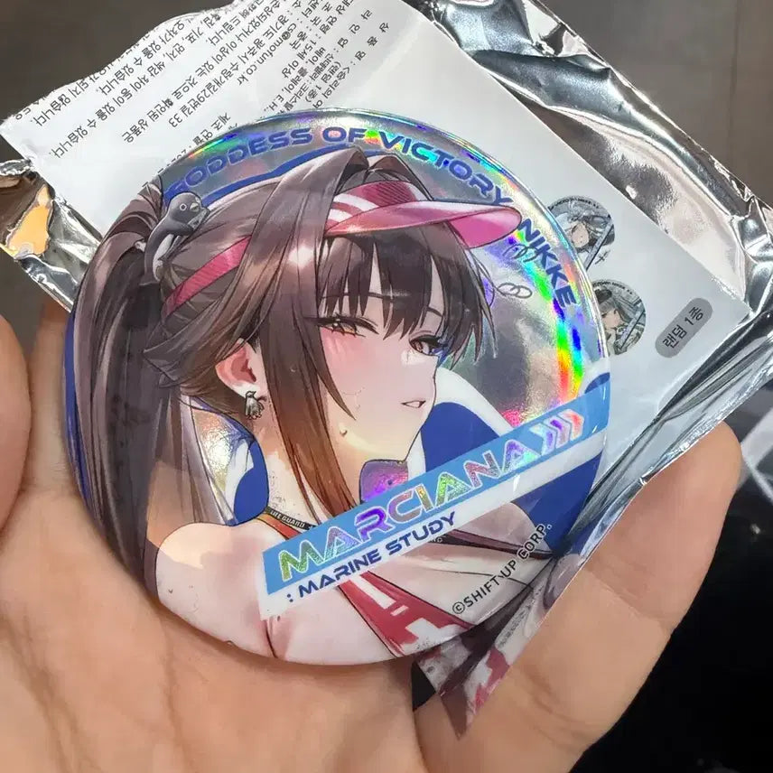 [BUNJANG] N I K E Summer Pop-Up Store Sumalcha Can Badge / 니케 여름팝업 수말차 캔뱃지 팝니다