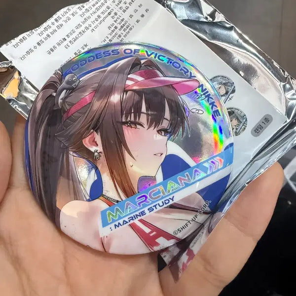 [BUNJANG] N I K E Summer Pop-Up Store Sumalcha Can Badge / 니케 여름팝업 수말차 캔뱃지 팝니다