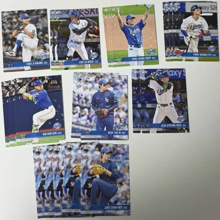 [BUNJANG] Samsung Lions 2026 KBO Official Collection Card Plus Bundle Set - Normal & Holo Photocards / Kbo 2026 오피셜 컬렉션 카드 플러스 일괄 삼성 라이온즈 노멀 홀로 포카 포토카드