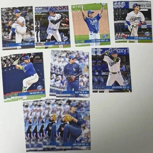 [BUNJANG] Samsung Lions 2026 KBO Official Collection Card Plus Bundle Set - Normal & Holo Photocards / Kbo 2026 오피셜 컬렉션 카드 플러스 일괄 삼성 라이온즈 노멀 홀로 포카 포토카드