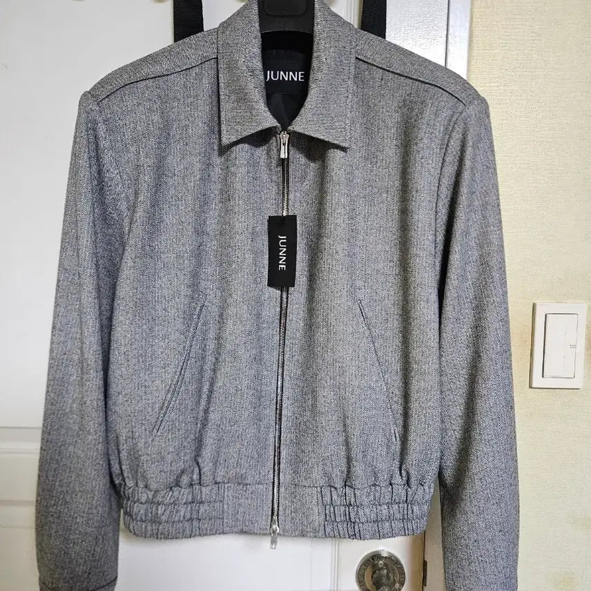 [BUNJANG] JUNNE J39 Dobby Herringbone Jacket (M) / 준느 / J39 도비 헤링본 그레이 / M