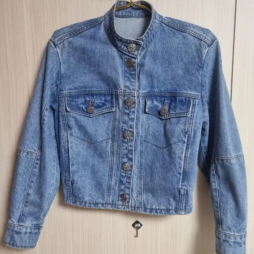 [BUNJANG] OBZEE Denim Crop Jacket / OBZEE오브제청 데님 크릅자켓