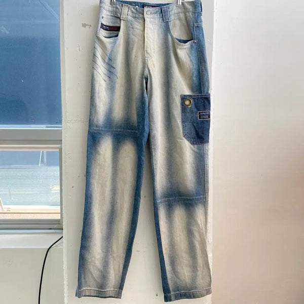 [BUNJANG] FUBU Ice Washing Denim Pants / (76) 후부 FUBU 아이스 워싱 데님 팬츠 바지