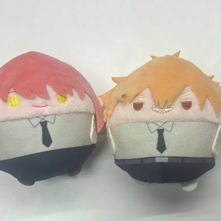 [BUNJANG] Chainsaw Man Denji Makima Fuwacoro Ring Doll Keychain Bundle Set / 체인소맨 덴지 마키마 후와코로링 인형 키링 일괄