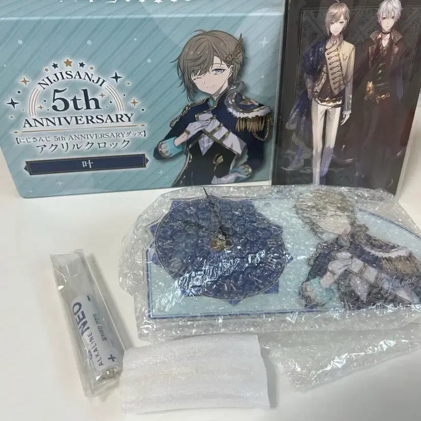 [BUNJANG] Kanae 5th Anniversary Watch with Chrono & Postcard Set / 니지산지 카나에 5주년 시계 양도