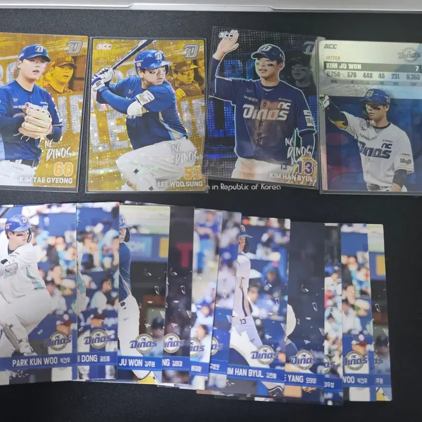 [BUNJANG] KBO 2026 Official Card Plus NC Dinos Parallel Bundle Set / kbo 2026 오피셜 카드 플러스 NC다이노스 페러럴 이우성 김한별 일괄판매